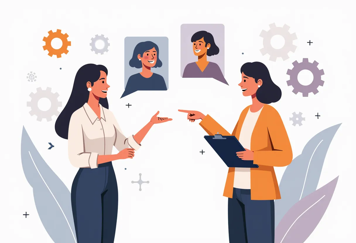 Easy Website Management Illustration